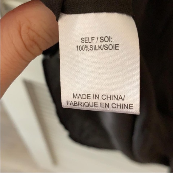 ✨SOLD✨ Haute Hippie Dark Graphite Silk Cowl Top - Picture 7 of 8